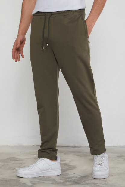 2D2B Erkek Regular Fit Düz Paça Basic Eşofman Altı 