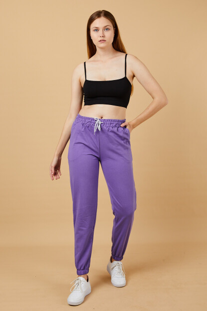 2D2B Kadın Bel Ve Paça Lastikli Eşofman Altı