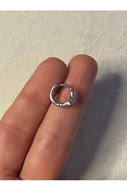 NATURE Cerrahi Çelik Zirkon Taşlı Yıldız Helix Halka Piercing