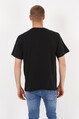 2d2b Erkek Basic Oversize Sıfır Yaka Baskılı T-Shirt