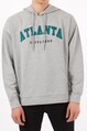 2d2b Erkek Kapişonlu Oversize Basic Atlanta Baskılı Sweat Shirt