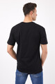 2D2B Erkek Sıfır Yaka Basic Oversize Düz T-Shirt 