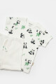 2D2B Baby Organik Şort & Tshirt  Set